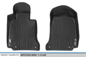 Maxliner USA - MAXLINER Custom Fit Floor Mats 1st Row Liner Set Black for 2015-2019 Mercedes Benz C Class Sedan Only - Image 4