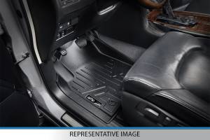 Maxliner USA - MAXLINER Custom Fit Floor Mats 2 Row Liner Set Black for 2015-2019 Ford F-150 SuperCab with 1st Row Bench Seats - Image 2