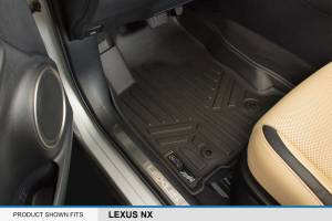 Maxliner USA - MAXLINER Custom Fit Floor Mats 1st Row Liner Set Black for 2015-2019 Lexus NX200t / NX300 / NX300h - Image 2