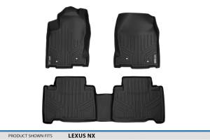 Maxliner USA - MAXLINER Custom Fit Floor Mats 2 Row Liner Set Black for 2015-2019 Lexus NX200t / NX300 / NX300h - Image 5