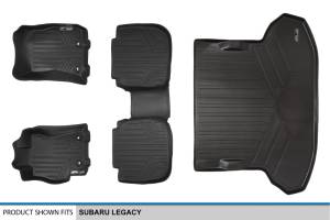 Maxliner USA - MAXLINER Custom Fit Floor Mats and Cargo Liner Set Black for 2015-2019 Subaru Legacy - Image 6