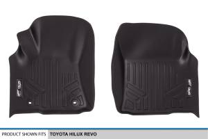 Maxliner USA - MAXLINER Custom Fit Floor Mats 1st Row Liner Set Black for 2015-2018 Hilux REVO - Image 4