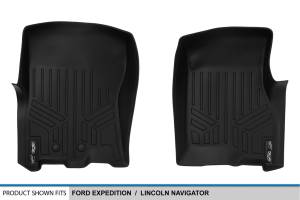 Maxliner USA - MAXLINER Floor Mats 1st Row Liner Set Black for 2011-2017 Ford Expedition/Lincoln Navigator (All Models Including EL and L) - Image 4
