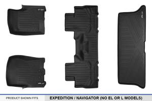 Maxliner USA - MAXLINER Floor Mats and Cargo Liner Set for 2011-2017 Expedition/Navigator with 2nd Row Bucket Seats without Center Console - Image 6