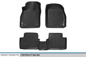 Maxliner USA - MAXLINER Custom Fit Floor Mats 2 Row Liner Set Black for 2013-2016 Chevrolet Malibu - Image 5