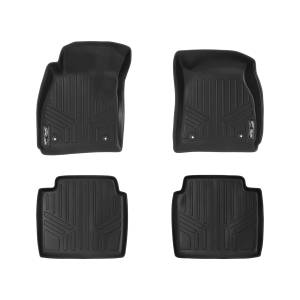 MAXLINER Custom Fit Floor Mats 2 Row Liner Set Black for 2010-2016 Buick LaCrosse