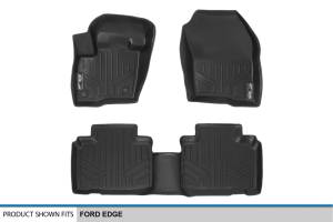 Maxliner USA - MAXLINER Custom Fit Floor Mats 2 Row Liner Set Black for 2015-2019 Ford Edge - Image 5