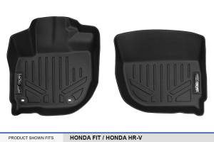 Maxliner USA - MAXLINER Custom Fit Floor Mats 1st Row Liner Set Black for 2015-2019 Honda Fit / 2016-2019 Honda HR-V - Image 4