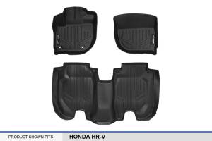 Maxliner USA - MAXLINER Custom Fit Floor Mats 2 Row Liner Set Black for 2016-2019 Honda HR-V - Image 5