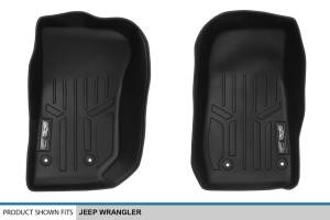 Maxliner USA - MAXLINER Floor Mats 1st Row Liner Set Black for 2014-2018 Jeep Wrangler 2-Dr and Unlimited Models (JK Old Body Style Only) - Image 4