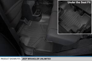 Maxliner USA - MAXLINER Custom Fit Floor Mats 1st and 2nd Row Liner Set for 2014-2018 Jeep Wrangler Unlimited (JK Old Body Style Only) - Image 4