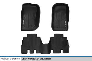 Maxliner USA - MAXLINER Custom Fit Floor Mats 1st and 2nd Row Liner Set for 2014-2018 Jeep Wrangler Unlimited (JK Old Body Style Only) - Image 5
