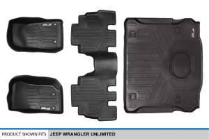Maxliner USA - MAXLINER Custom Fit Floor Mats and Cargo Liner Black for 2015-2018 Jeep Wrangler Unlimited (JK Old Body Style Only) - Image 6
