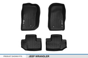 Maxliner USA - MAXLINER Custom Floor Mats 1st Row Liner Set Black for 2014-2018 Jeep Wrangler 2 Door Model Only (JK Old Body Style Only) - Image 5