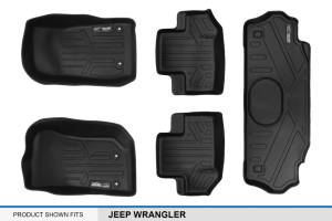 Maxliner USA - MAXLINER Floor Mats 2 Rows and Cargo Liner Set Black for 2015-2018 Jeep Wrangler 2 Door Model Only (JK Old Body Style Only) - Image 6