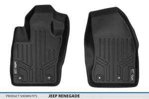 Maxliner USA - MAXLINER Custom Fit Floor Mats 1st Row Liner Set Black for 2015-2019 Jeep Renegade - Image 4