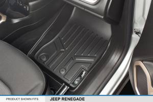 Maxliner USA - MAXLINER Custom Fit Floor Mats 2 Row Liner Set Black for 2015-2019 Jeep Renegade - Image 3