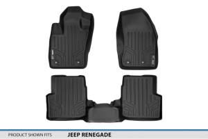 Maxliner USA - MAXLINER Custom Fit Floor Mats 2 Row Liner Set Black for 2015-2019 Jeep Renegade - Image 5