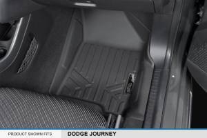 Maxliner USA - MAXLINER Custom Fit Floor Mats 1st Row Liner Set Black for 2012-2018 Dodge Journey with 1st Row Dual Floor Hooks - Image 3