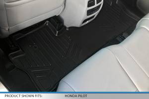 Maxliner USA - MAXLINER Custom Fit Floor Mats 2 Row Liner Set Black for 2016-2019 Honda Pilot - Image 4