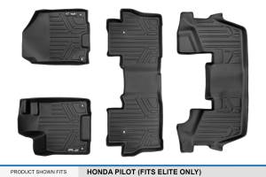 Maxliner USA - MAXLINER Custom Fit Floor Mats 3 Row Liner Set Black for 2016-2019 Honda Pilot 7 Passenger Model - Image 6