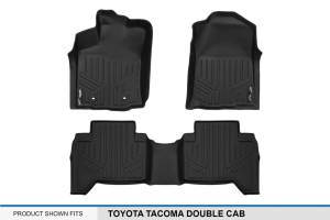 Maxliner USA - MAXLINER Custom Fit Floor Mats 2 Row Liner Set Black for 2016-2017 Toyota Tacoma Double Cab - Image 5