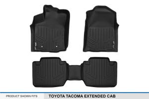 Maxliner USA - MAXLINER Custom Fit Floor Mats 2 Row Liner Set Black for 2016-2017 Toyota Tacoma Access/Extended Cab - Image 5