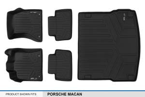Maxliner USA - MAXLINER Custom Fit Floor Mats 2 Rows and Cargo Liner Set Black for 2014-2018 Porsche Macan - All Models - Image 6