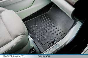 Maxliner USA - MAXLINER Custom Fit Floor Mats 3 Row Liner Set Black for 2017-2019 GMC Acadia with 2nd Row Bucket Seats - Image 3