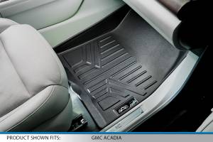 Maxliner USA - MAXLINER Floor Mats 3 Rows and Cargo Liner Behind 2nd Row Set Black for 2017-2019 GMC Acadia with 2nd Row Bucket Seats - Image 3