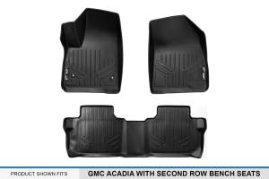 Maxliner USA - MAXLINER Custom Fit Floor Mats 2 Row Liner Set Black for 2017-2019 GMC Acadia with 2nd Row Bench Seat - Image 5