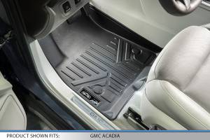 Maxliner USA - MAXLINER Custom Floor Mats 3 Rows and Cargo Liner Behind 2nd Row Set Black for 2017-2019 GMC Acadia with 2nd Row Bench Seat - Image 2