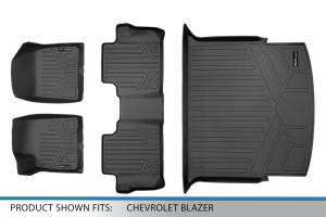 Maxliner USA - MAXLINER Custom Floor Mats 2 Rows and Cargo Liner Behind 2nd Row Set Black for 2019-2020 Chevrolet Blazer - Image 6