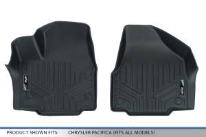 Maxliner USA - MAXLINER Custom Fit Floor Mats 1st Row Liner Set Black for 2017-2019 Chrysler Pacifica (Fits All Models) - Image 4