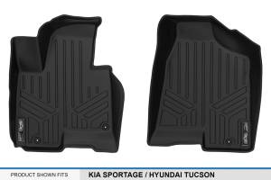 Maxliner USA - MAXLINER Custom Fit Floor Mats 1st Row Liner Set Black for 2014-2016 Kia Sportage / 2014-2015 Hyundai Tucson - Image 4