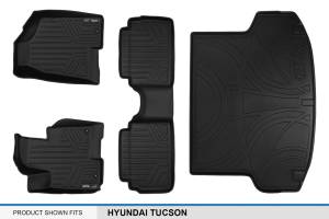 Maxliner USA - MAXLINER Custom Fit Floor Mats 2 Rows and Cargo Liner Set Black for 2014-2015 Hyundai Tucson - Image 6