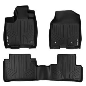 MAXLINER Custom Floor Mats 2 Row Liner Set Black for 2013-2018 Acura RDX with 8-Way Front Passenger Seat Technology Package