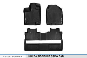 Maxliner USA - MAXLINER Custom Fit Floor Mats 2 Row Liner Set Black for 2017-2019 Honda Ridgeline Crew Cab - All Models - Image 5