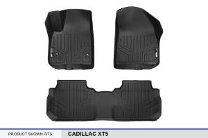 Maxliner USA - MAXLINER Custom Fit Floor Mats 2 Row Liner Set Black for 2017-2019 Cadillac XT5 - Image 5