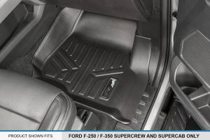 Maxliner USA - MAXLINER Custom Fit Floor Mats 1st Row Liner Set Black for 2017-2019 Ford F-250/F-350 Super Duty Crew Cab or SuperCab - Image 3