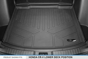 Maxliner USA - MAXLINER Custom Fit Floor Mats 2 Rows and Cargo Liner (Factory Lower Deck Position) Set Black for 2017-2019 Honda CR-V - Image 5