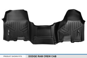 Maxliner USA - MAXLINER Floor Mats One Piece 1st Row Liner Black for 2009-12 Dodge Ram 1500 Crew Cab/2010-2012 2500/3500 Crew or Mega Cab - Image 4