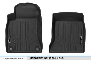 Maxliner USA - MAXLINER Custom Fit Floor Mats 1st Row Liner Set Black for 2014-2019 Mercedes Benz CLA / 2015-2019 GLA - Image 4