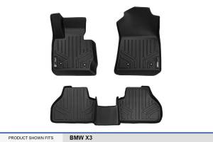 Maxliner USA - MAXLINER Custom Fit Floor Mats 2 Row Liner Set Black for 2011-2017 BMW X3 / 2015-2018 X4 - Image 5