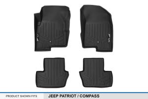 Maxliner USA - MAXLINER Floor Mats 2 Row Liner Set Black for 2007-2012 Dodge Caliber / 2007-2017 Jeep Patriot / Compass Old Body Style - Image 5