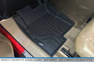 Maxliner USA - MAXLINER Custom Fit Floor Mats 2 Rows and Cargo Liner Set Black for 2007-2017 Jeep Patriot / Compass Old Body Style - Image 2