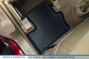 Maxliner USA - MAXLINER Custom Fit Floor Mats 2 Rows and Cargo Liner Set Black for 2007-2017 Jeep Patriot / Compass Old Body Style - Image 4