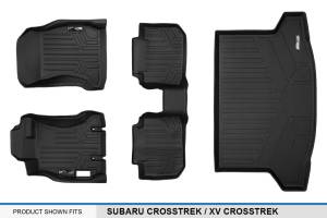 Maxliner USA - MAXLINER Custom Fit Floor Mats 2 Rows and Cargo Liner Set Black for 2013-2017 Subaru Crosstrek / XV Crosstrek - Image 6