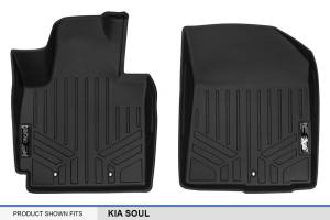 Maxliner USA - MAXLINER Custom Fit Floor Mats 1st Row Liner Set Black for 2014-2019 Kia Soul - Image 4