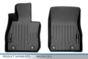 Maxliner USA - MAXLINER Custom Fit Floor Mats 1st Row Liner Set Black for 2016-2019 Mazda CX-3 - Image 4